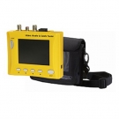 Specjalistyczny, bateryjny zestaw do testowania kamer CCTV (kolor) z testerem przewodów koncentrycznych i UTP